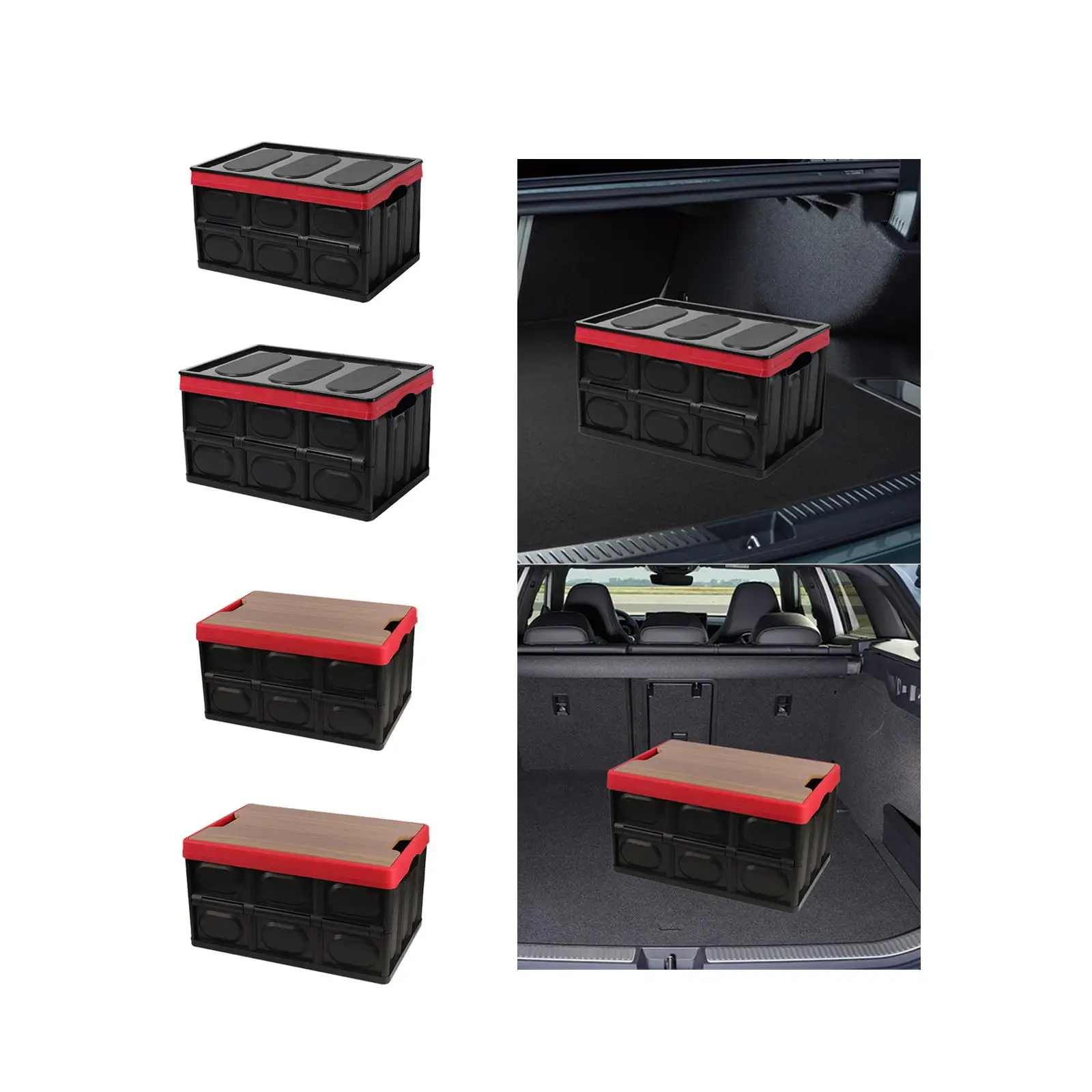 Складная корзина для хранения с крышкой быстрое зарядное устройство ручками