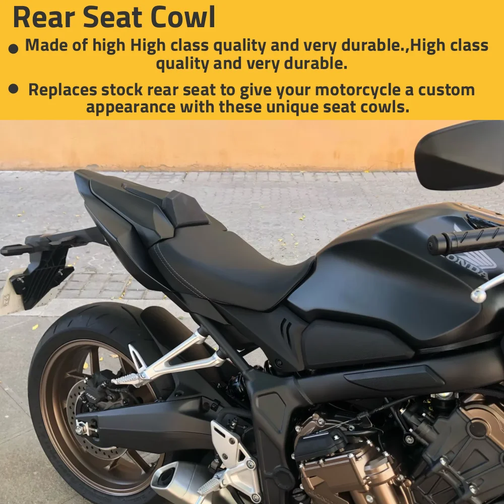 Фото Крышка заднего сиденья (капот) для Honda CBR650R 2024-2025: Обтекатель пассажирского сиденья, аксессуары для мотоциклов №2
