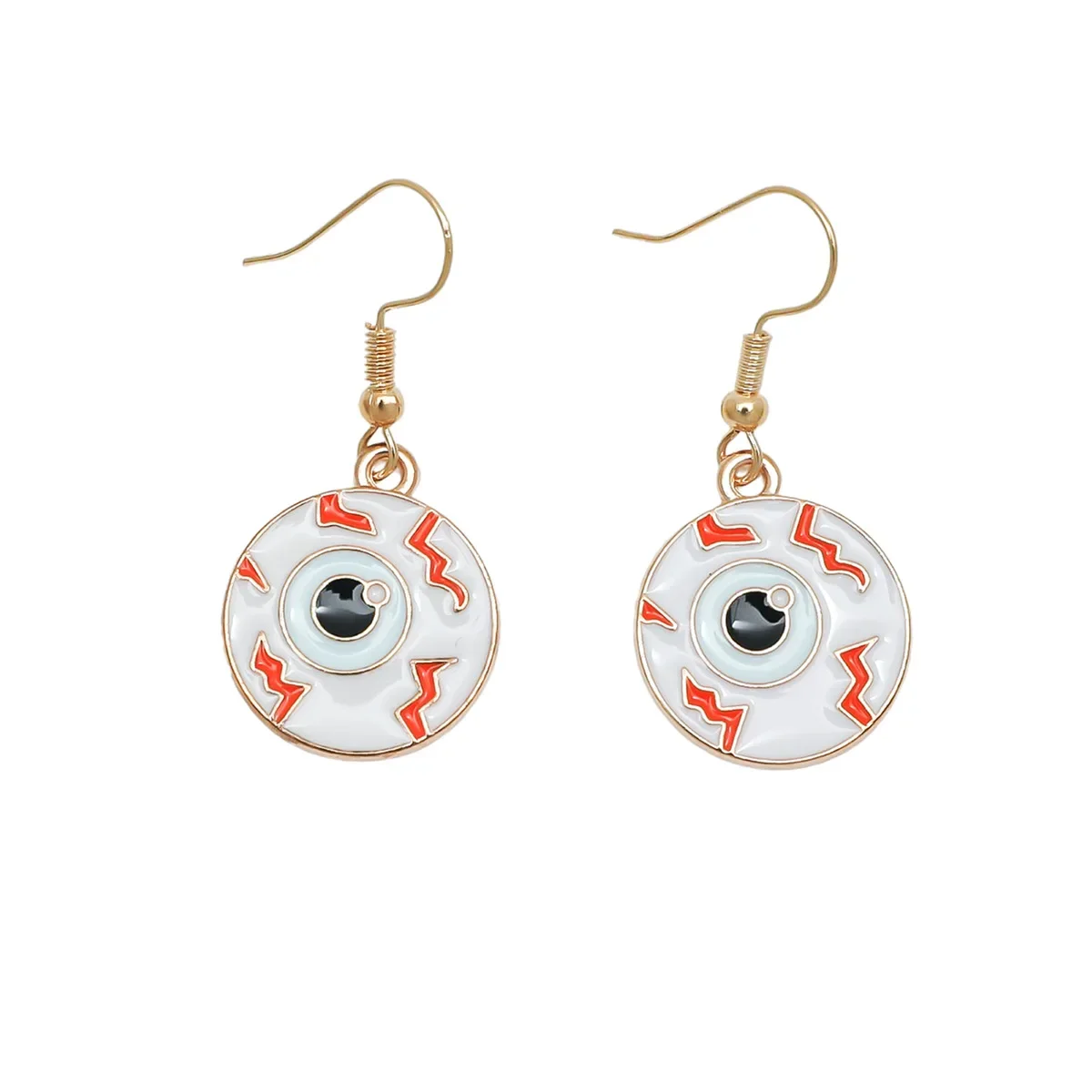 Серьги с изображением глаза дьявола на Хэллоуин розыгрыш страшное выражение