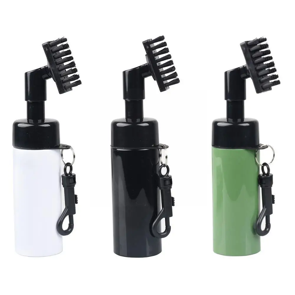 

Щетка для чистки гольф-клуба, инструмент для очистки с емкостью для сжатия, тренировочные аксессуары, нейлоновая щетина, портативный спрей для воды Sc G9c9