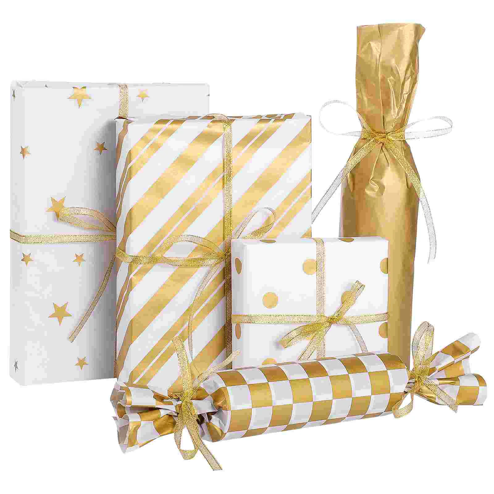 

Paper Gift Forwrapping Gold Tissue Blue Pattern Craft Day Fathers Fallwhite Yellow Sewing Bulk Wrappers Wraps Christmas Favors
