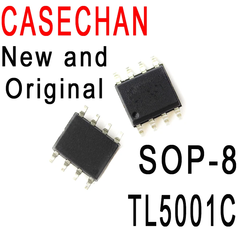 5 шт., новый и оригинальный контроллер переключателя TL5001CDR SOP-8 5001C SMD, новый оригинальный IC TL5001C