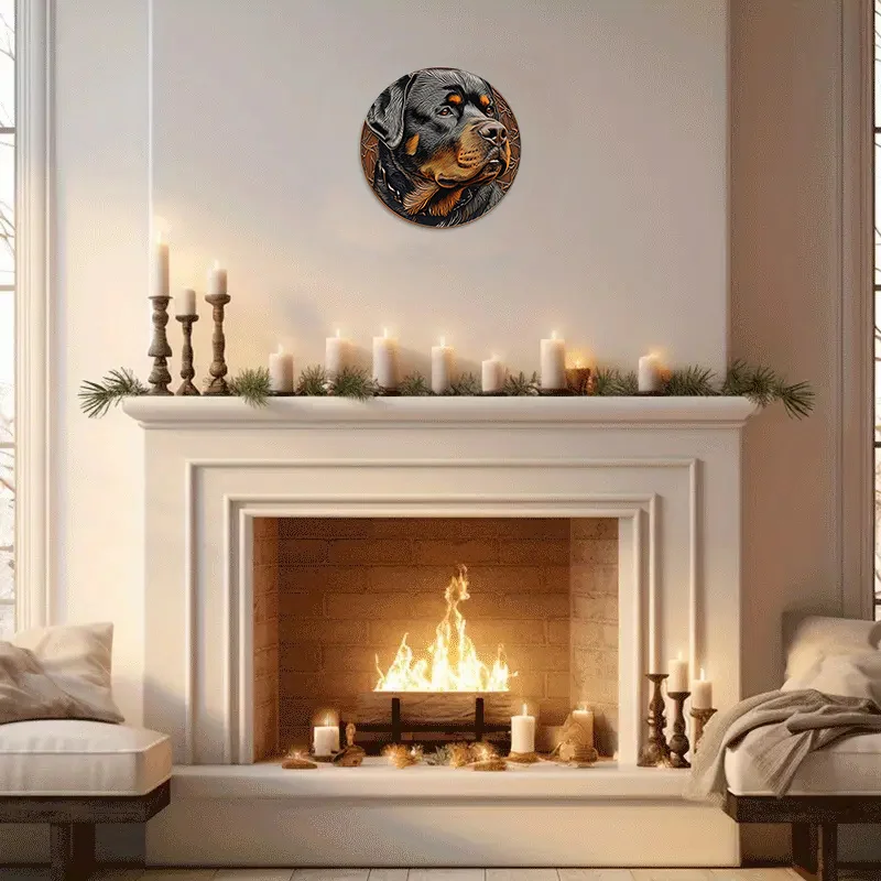 Весенний алюминиевый знак искусственное тиснение окрашенный круглый венок