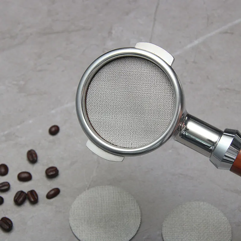 

Reusable Coffee Machine Handle Puck Screen Mesh Portafilter Coffee Filter Plate Replacement Coffee Accessories 51/53.5/58.5mm
