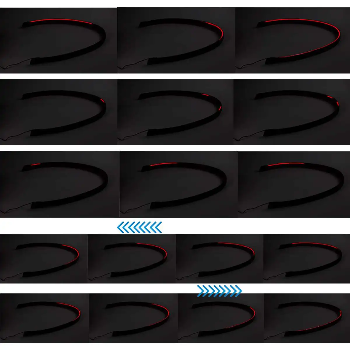 1/2 шт. задний спойлер из углеродного волокна 120 см