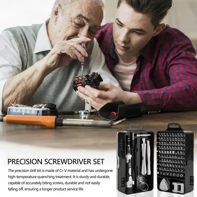 Набор Прецизионных Отверток 115 В 1 С Магнитными Шестигранными Наконечниками Torx