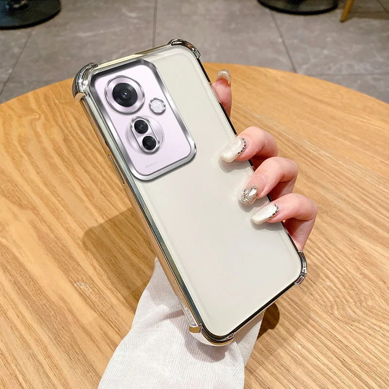 Для Oppo Reno11F Чехол OPPO Reno 11F 5G CPH2603 для телефона Мягкий бампер Противоударный