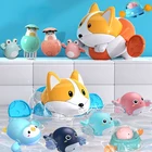 Детские Игрушки для ванны, милая мультяшная детская игрушка-краб, пингвин, детская водная игрушка для купания, детская игрушка для ванны