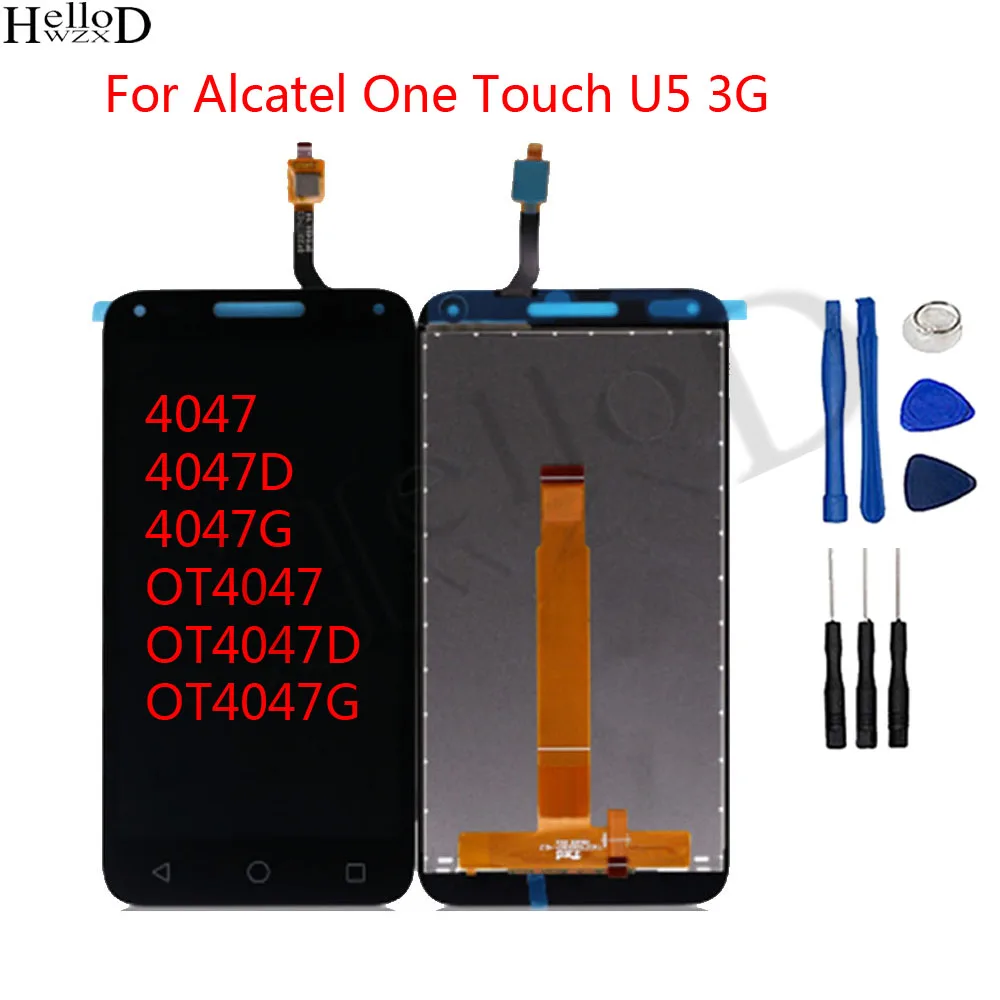 ЖК-дисплей 5,0 дюйма для Alcatel One Touch U5 3G 4047 4047D 4047G OT4047 OT4047D OT4047G ЖК-дисплей 5,0 дюйма для Alcatel One Touch U5 3G 4047 4047D 4047G OT4047 OT4047D OT4047G