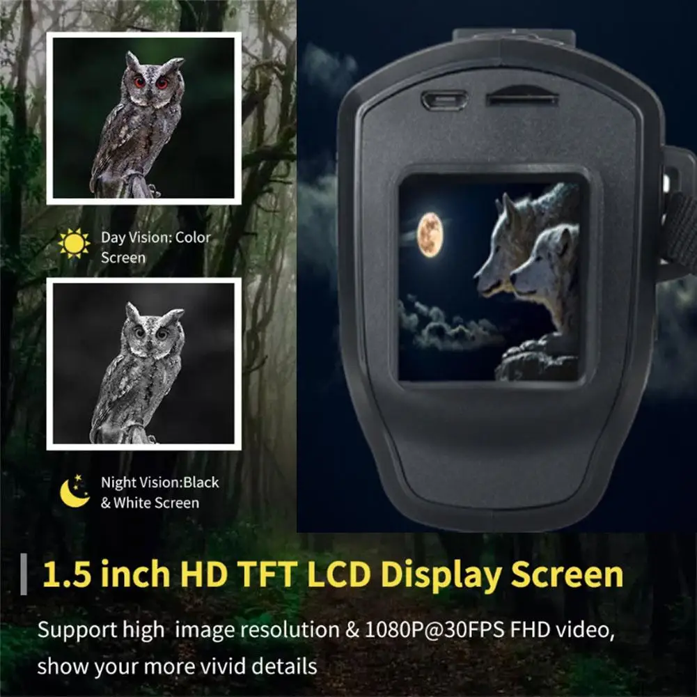 

Уличное устройство инфракрасного ночного видения Hd, 2,8-дюймовый Tft дисплей, датчик положения звезды, цифровая телескопическая камера