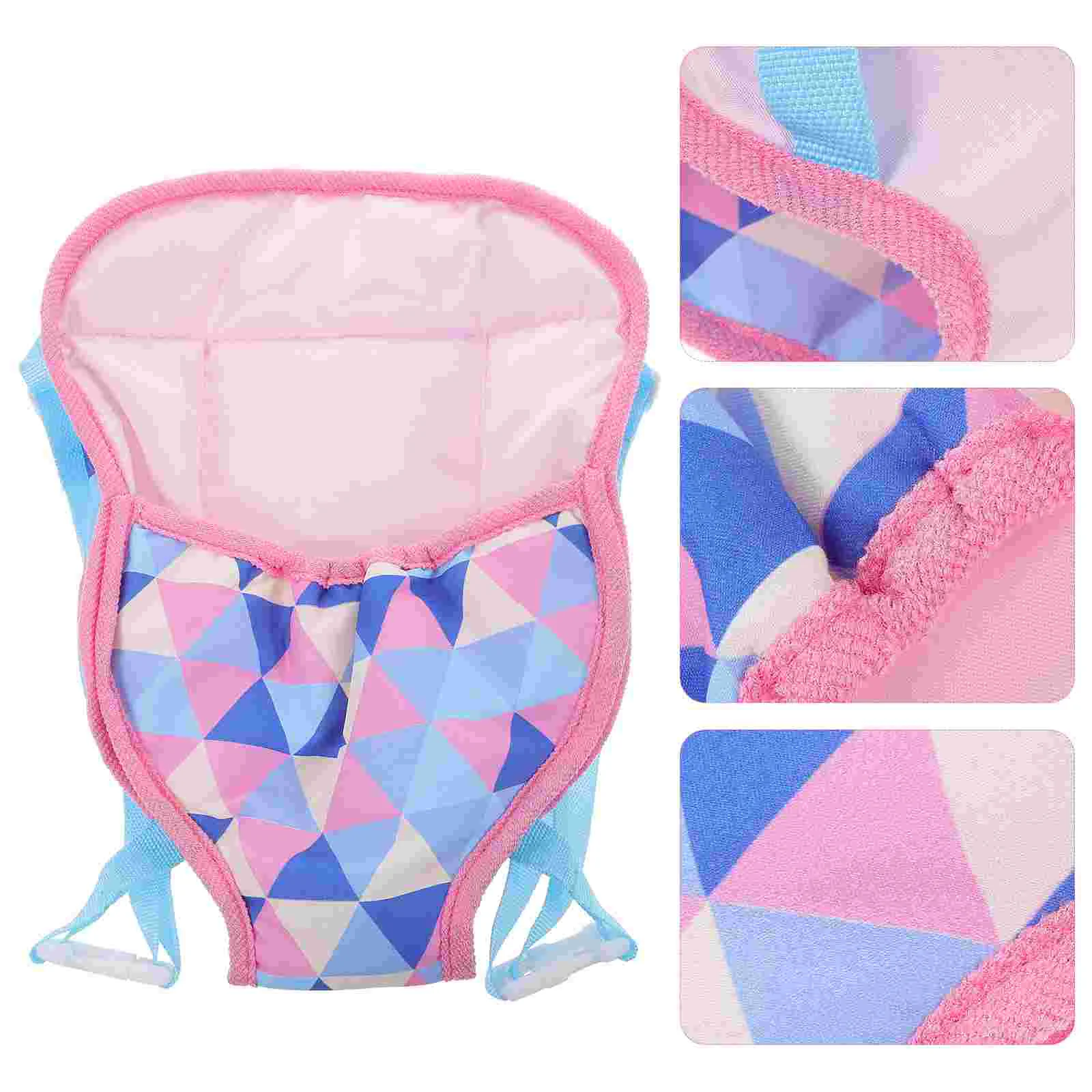 

Kids Carrier Backpack Storage Bag with Straps Portable Bag Accessories for Children ( ( Triangle ) Reborn dolls