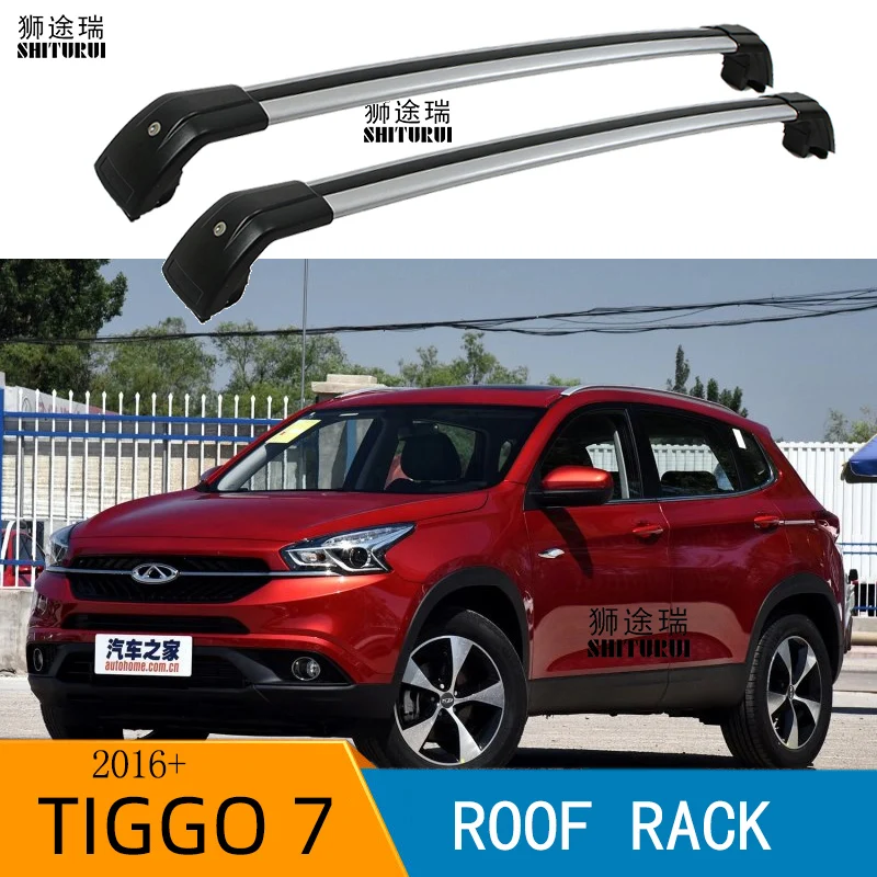 

Roof bar For CHERY - TIGGO 7/ TIGGO 7 pro Off-Road Vehicle [2016-2023] Aluminum Alloy Side Bars Cross Rails Roof Rack Luggage