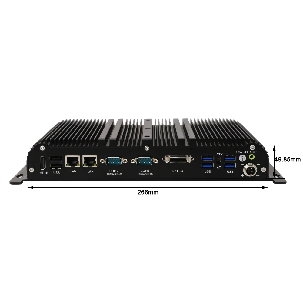Фото EGLOBAL Промышленный мини-ПК 11-го поколения I7 8565U 10610U 1165G7 Настольный компьютер Двойные порта Lan GPIO 5G Sim Wi-Fi Корпус из алюминиевого сплава №5