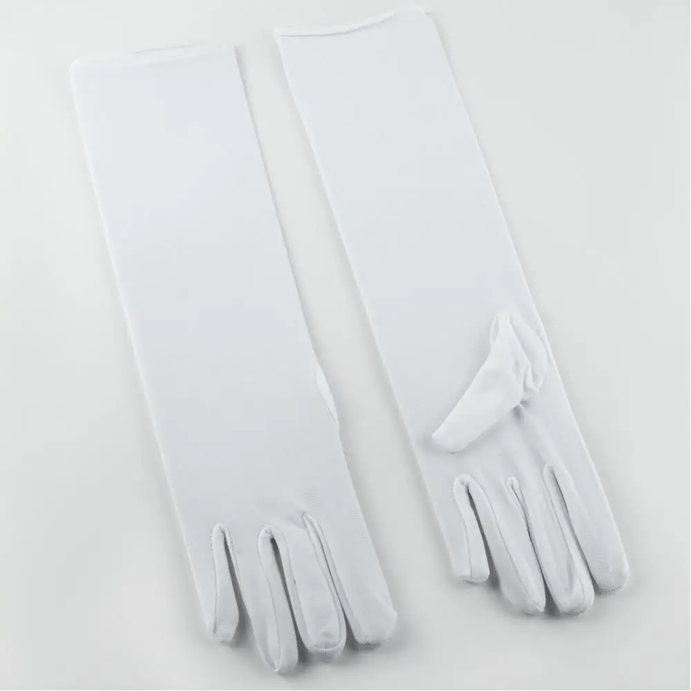 

Длинные атласные перчатки