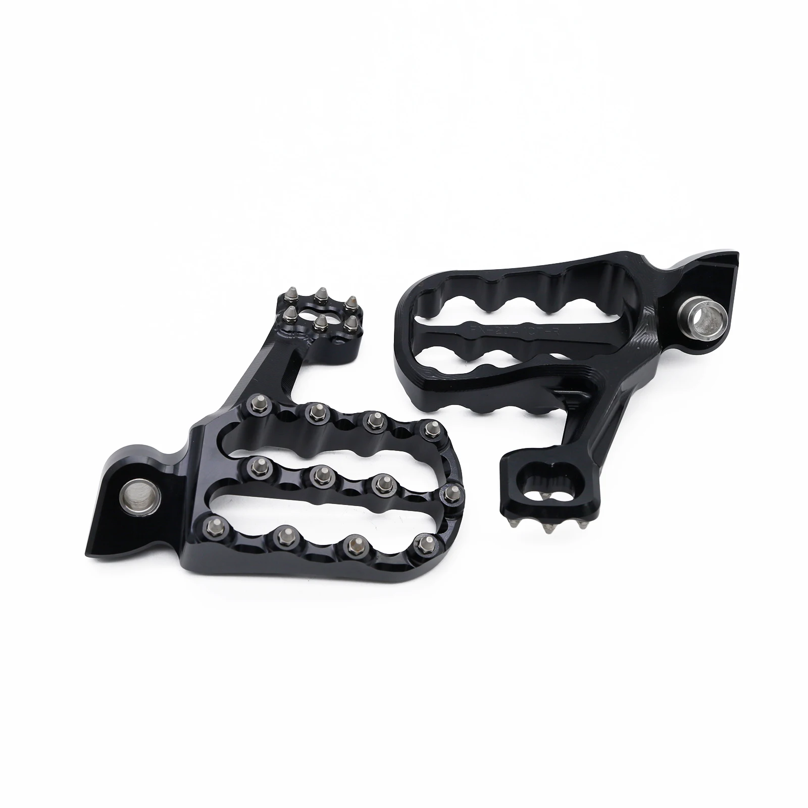 Для YAMAHA YZ85 YZ125 YZ250 1999-22 мотоцикла Dirt Pit Pivot Bike острые зубы подножки алюминиевые с ЧПУ