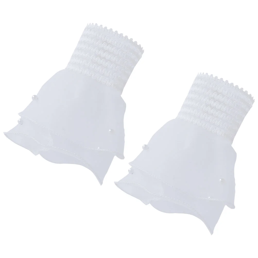 

1 пара, женские манжеты на запястье, модные манжеты на запястье, съемные манжеты на запястье, аксессуары для платья для девочек-подростков