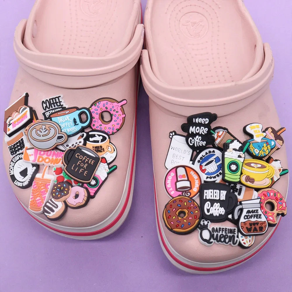 50 шт. оптовая продажа мне нужно больше кофейных пончиков обуви подвески