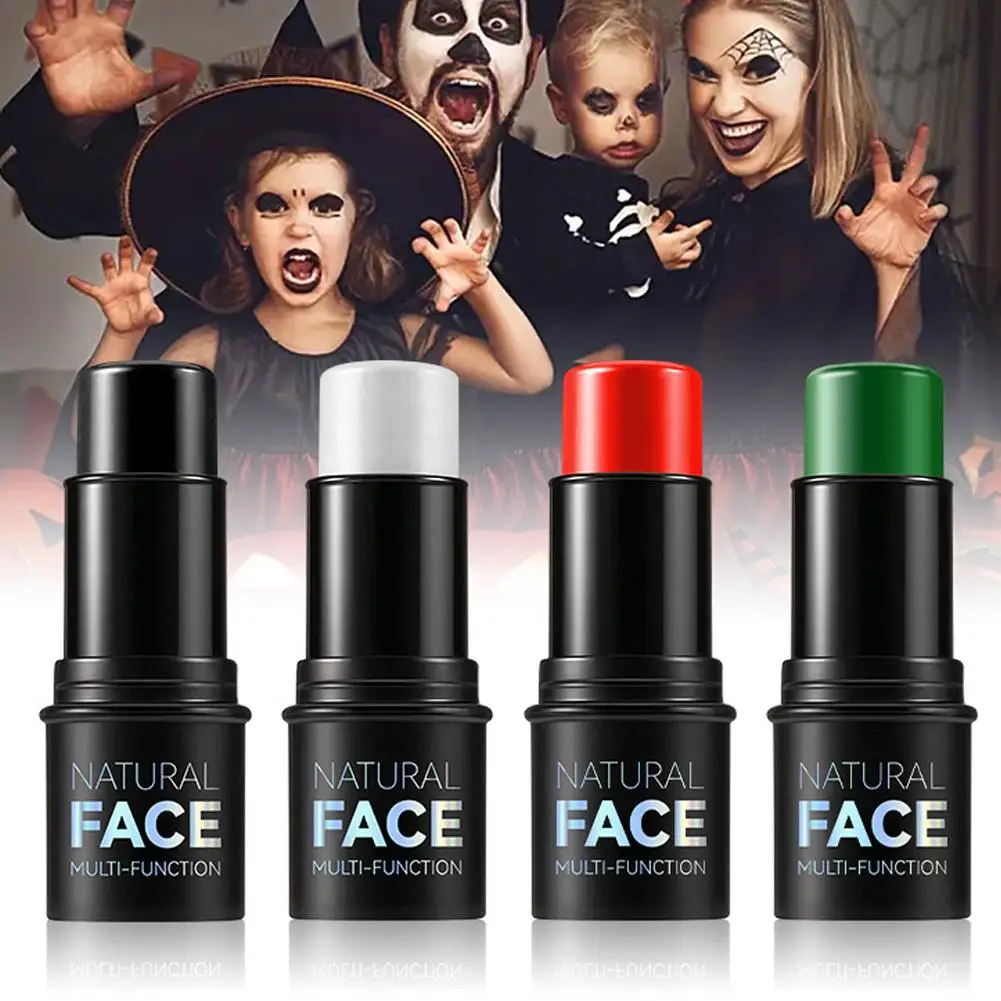 

Eyes Face Body Painting Stick Cream For Party Makeup Pen Safe Carnival Halloween Party Sports Waterproof Eye Ointment Black U8I9