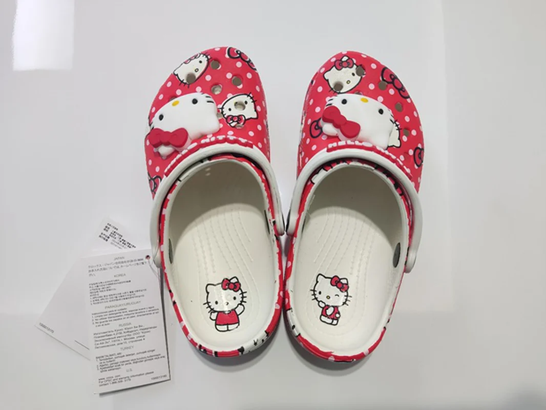 MINISO Hello Kitty Pochacco Melody летние детские тапочки с героями мультфильмов нескользящие