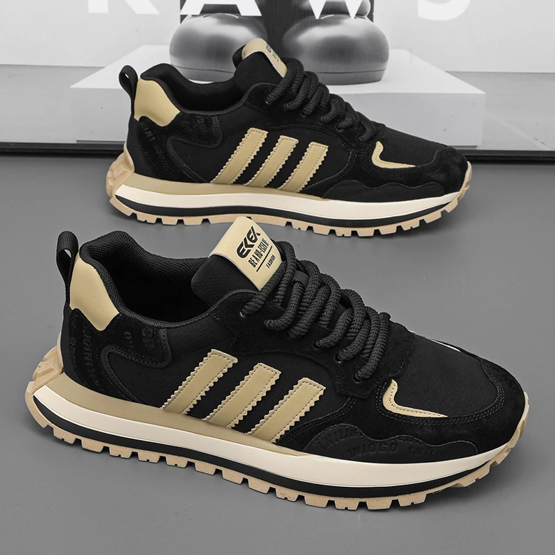 Мужская обувь Ozhouzhan осень 2023 новые модные брендовые высококачественные