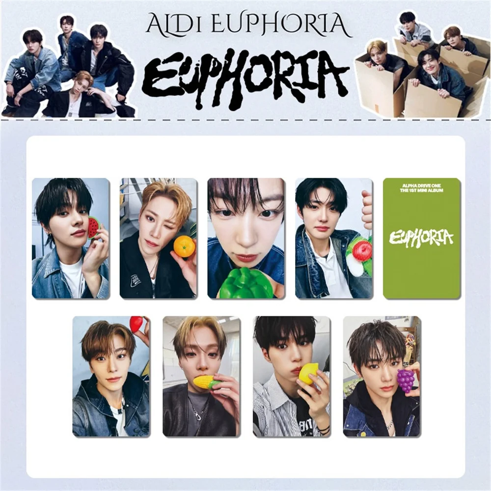 Фото Новинка: Набор из 8 фотокарточек ALD1 SANGWON ANXIN XINLONG LEO EUPHORIA. Модные ломо-карточки для фанатов, коллекционные открытки. №2