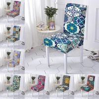 bohemia elastic chair cover stretch spandex seat chair covers universal sizes dining room chair slipcovers for hotel banquet
