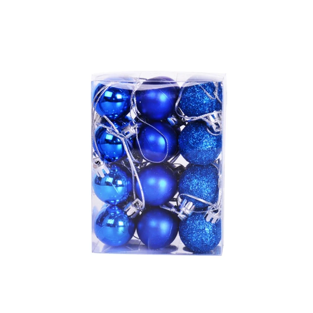 MOONBIFFY Пластиковые елочные шары 24 шт