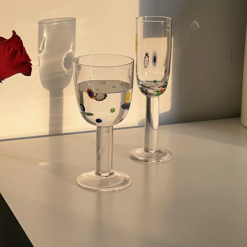 

Винтажный бокал без свинца, Хрустальный винтажный бокал для красного вина, шампанского, для виски, праздничный подарок, плоская чашка