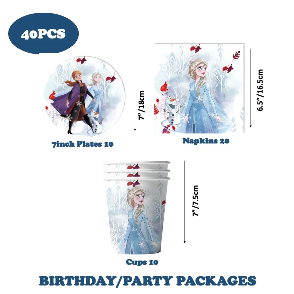 

Набор 40 шт., салфетки с замороженными тарелками для детского дня рождения, свадьбы, школы, колледжа, торжества, годовщины, ужина