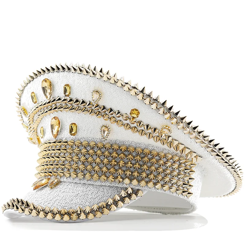 Головной убор в стиле стимпанк для мужчин и женщин стильная шапка милитари Sergeant