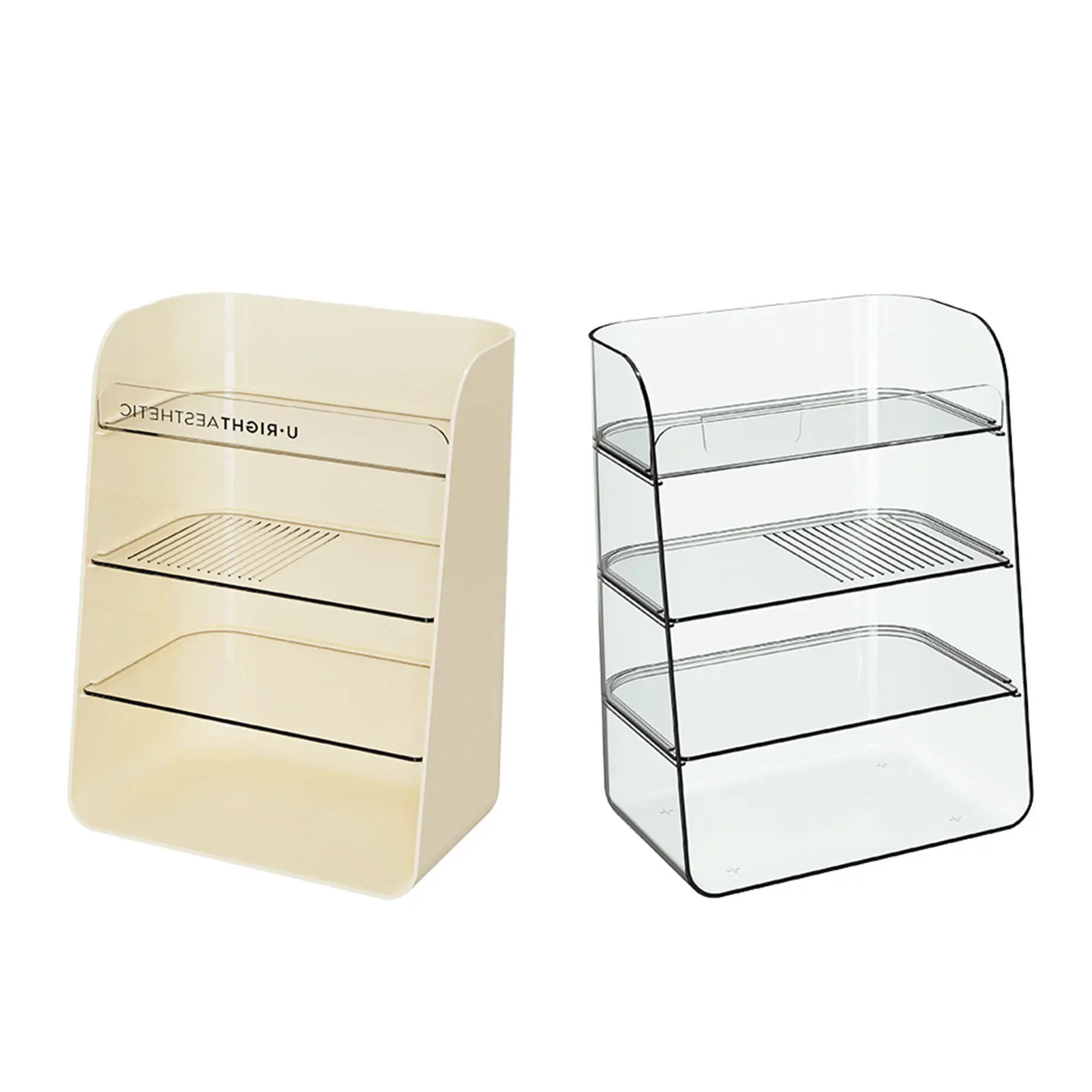 

Прозрачный пластиковый косметический контейнер светильник и удобный ящик для хранения для косметических аксессуаров для макияжа