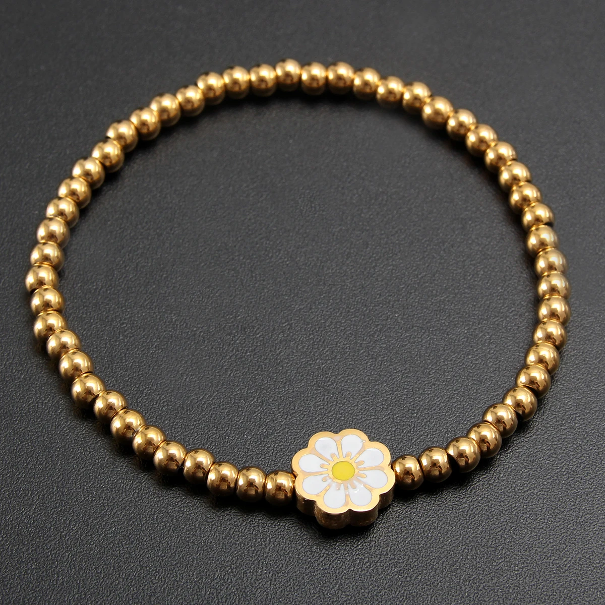 Браслеты ручной работы MHS.SUN из нержавеющей стали с бусинами эластичные браслеты