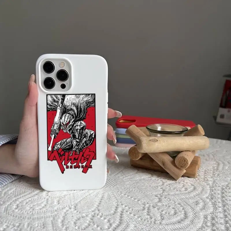 Популярный чехол для телефона с аниме-играми Berserk Gut чехлы конфетных цветов iPhone 6 7