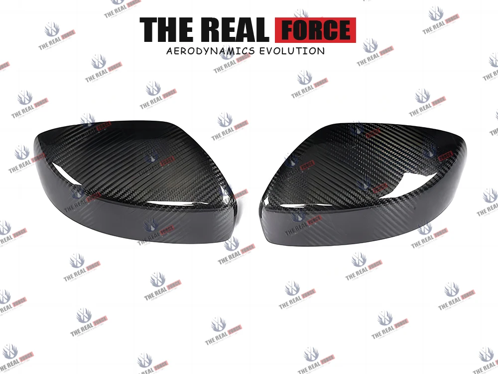 

For Infiniti 09-14 G25 G37 Dry Carbon Fiber Add Stick on Side Mirror Cover Casing Shell