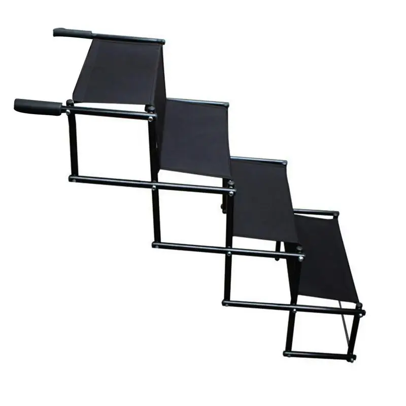 

Pet Dog Car Steps Portable And Adjustable Pet Ladder Dog Steps For Cars And SUVs Large Dogs Stairs With Non-Slip Appearance For