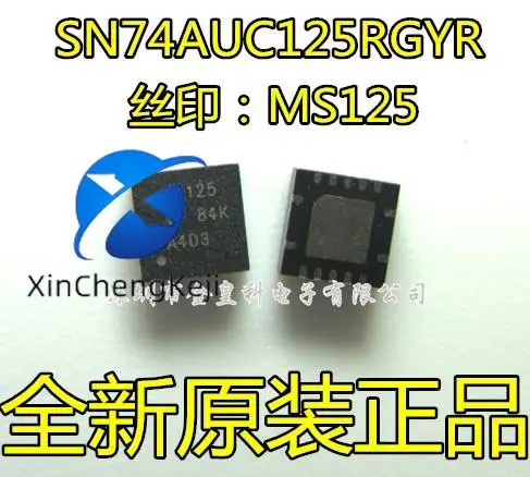 30pcs original new SN74AUC125RGYR logic silk screen MS125 QFN14