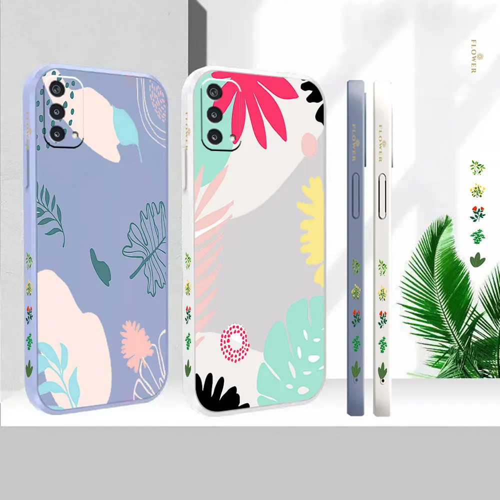 

Watercolor Flower Plant Case For OPPO A97 A96 A95 A93 A92S A91 A74 A73 A72 A59 A57 A55 A54 A53 RENO 7Z 6Z 5 4 4Z 3 LITE 5G Cover