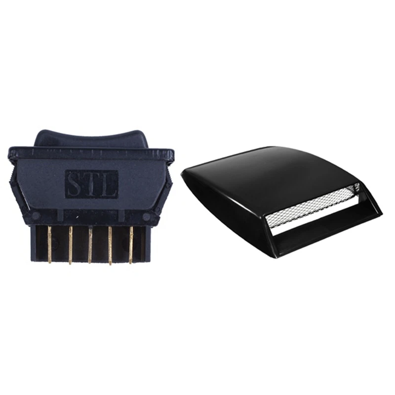 Автомобильный черный пластиковый мгновенный 5-контактный главный выключатель