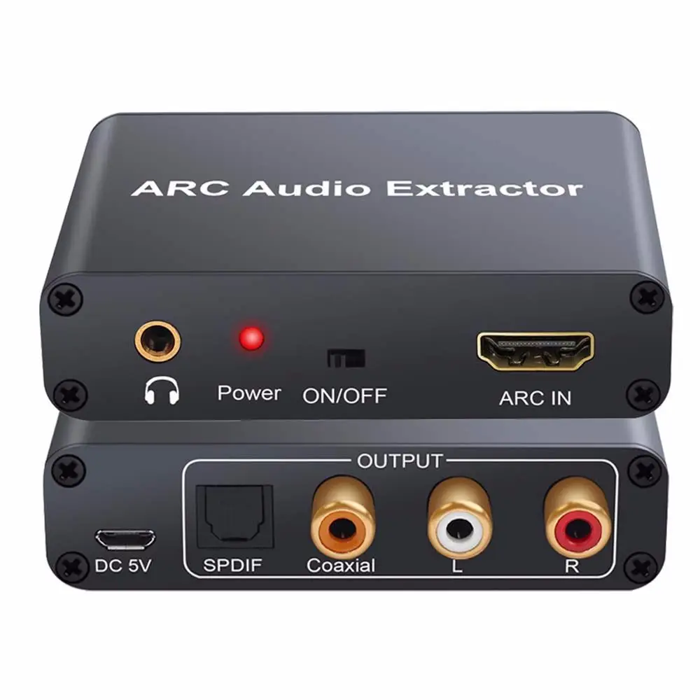 

Аудиоадаптер DAC SPDIF с разъемом 192 кГц и штекером 3,5 мм