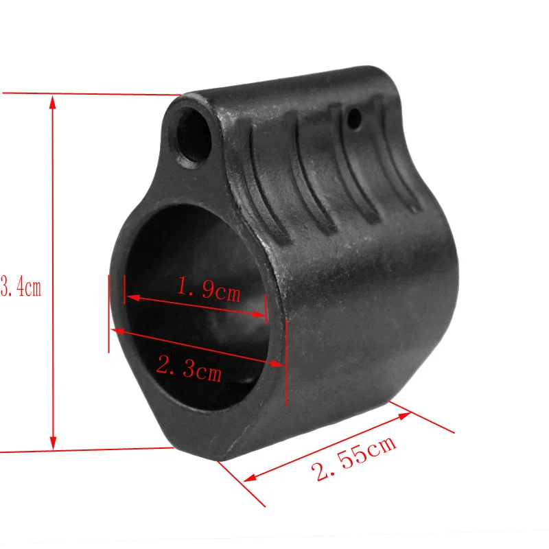 

Steel AR15 Gas Guide Block .223 Casing 0.75 Gas Guide Hoop AR Gas Guide Gas Block