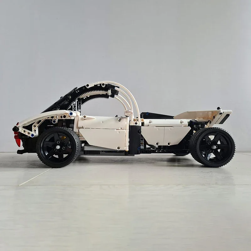 Конструктор Moc Классическая модель автомобиля Hot Rod технологические кирпичи