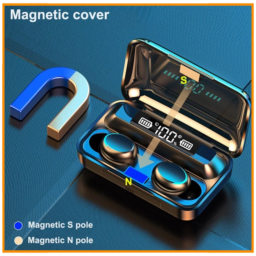 Беспроводные наушники TWS стереонаушники водонепроницаемые Bluetooth 5 0 спортивные со