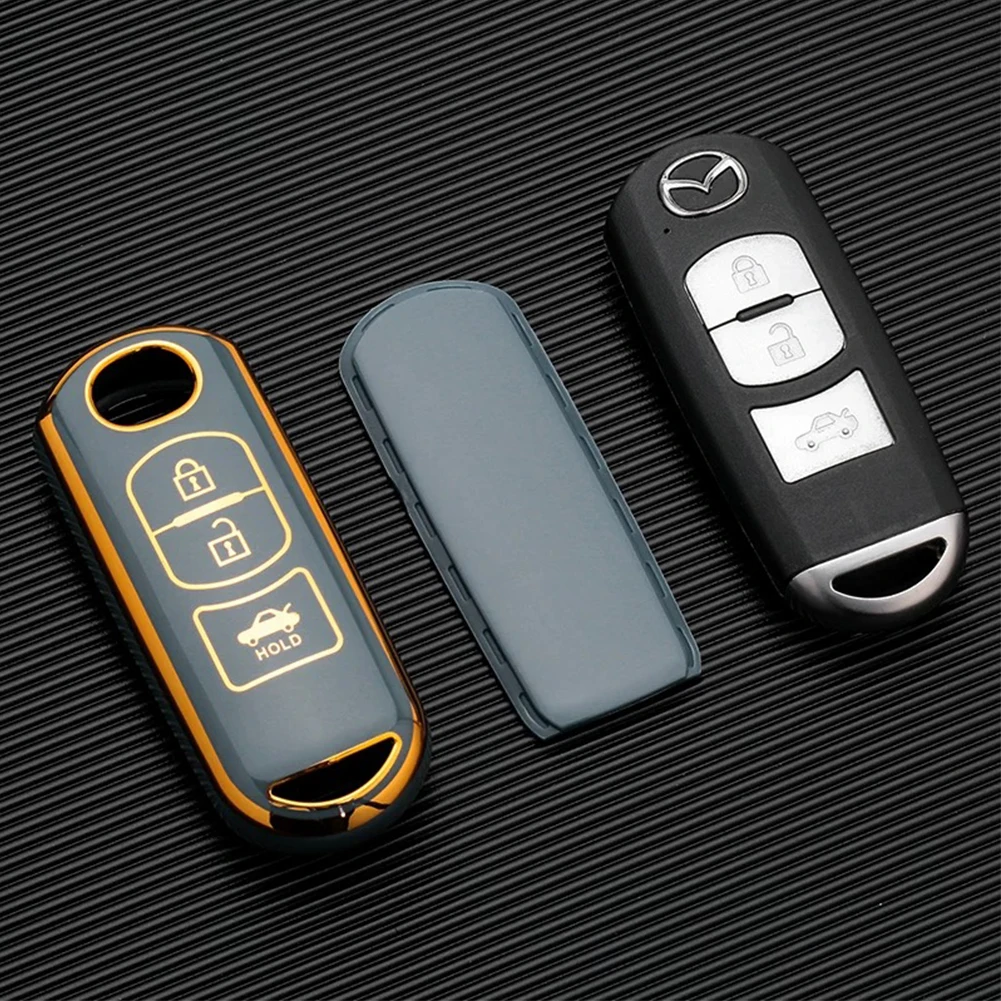 

TPU Car Remote Key Case Cover Shell Fob Keychain For Mazda 2 3 6 Atenza Axela Demio CX-5 CX5 CX-3 CX7 CX8 CX-9 MX-5 Accessories