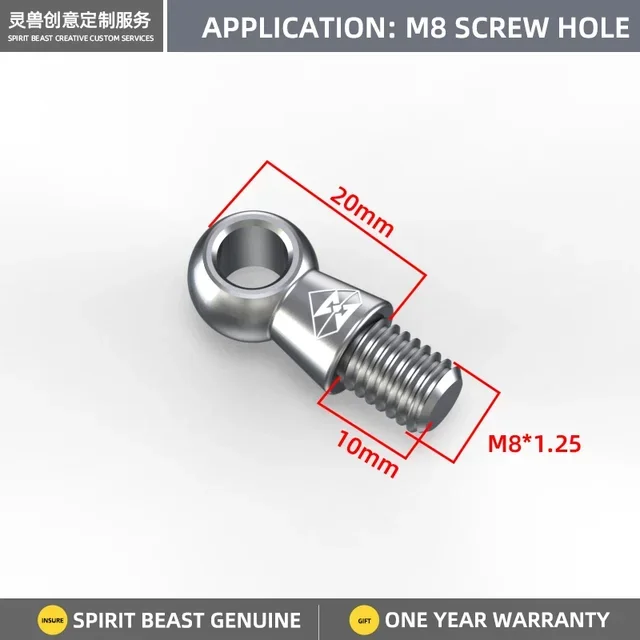 

Универсальный концевой болт для педали, 6 мм, для мотоциклов Honda, Kawasaki, Suzuki, Yamaha, BMW