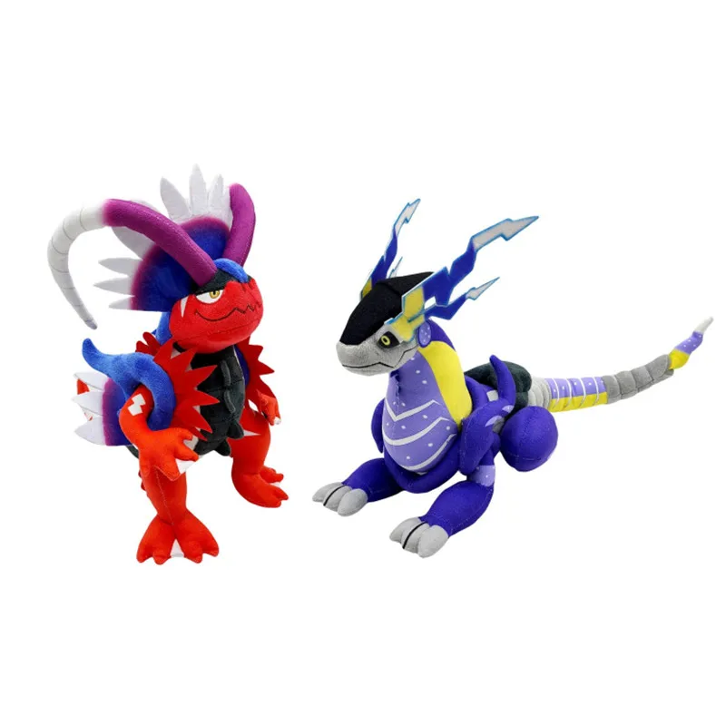 

New Koraidon Plush Red Dinosaur Plush Toy Pokemon Scarlet and Violet Game Peripheral Model Decorations Children's Toy Gifts