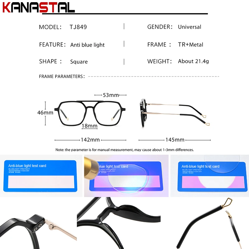 Очки для чтения по рецепту мужские Оптические линзы CR39 очки близорукости женские