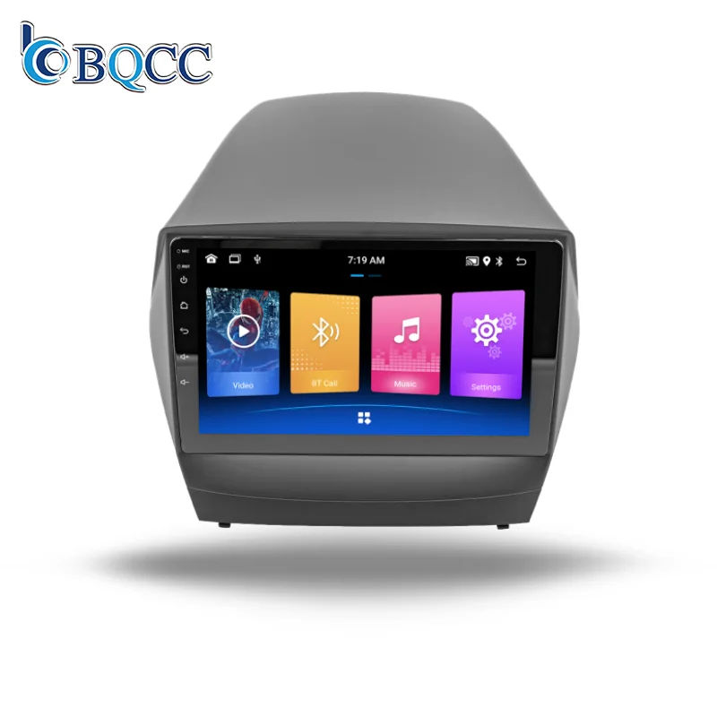Фото Автомагнитола BQCC 10 дюймов Android с IPS сенсорным экраном, CarPlay, 4G, Wi-Fi, GPS-навигацией и функцией DSP для Hyundai Ix35 (Tucson) 2004-2015 №1