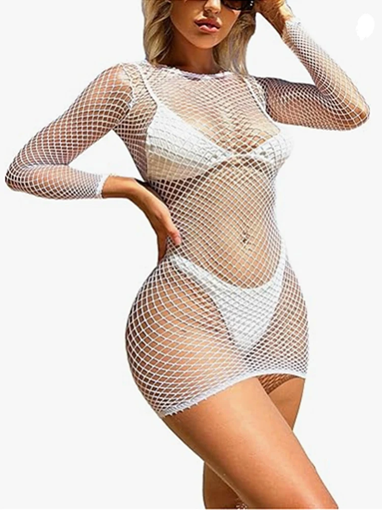 Сексуальное женское белье Обложка бикини Пляжное порно-платье Женское боди