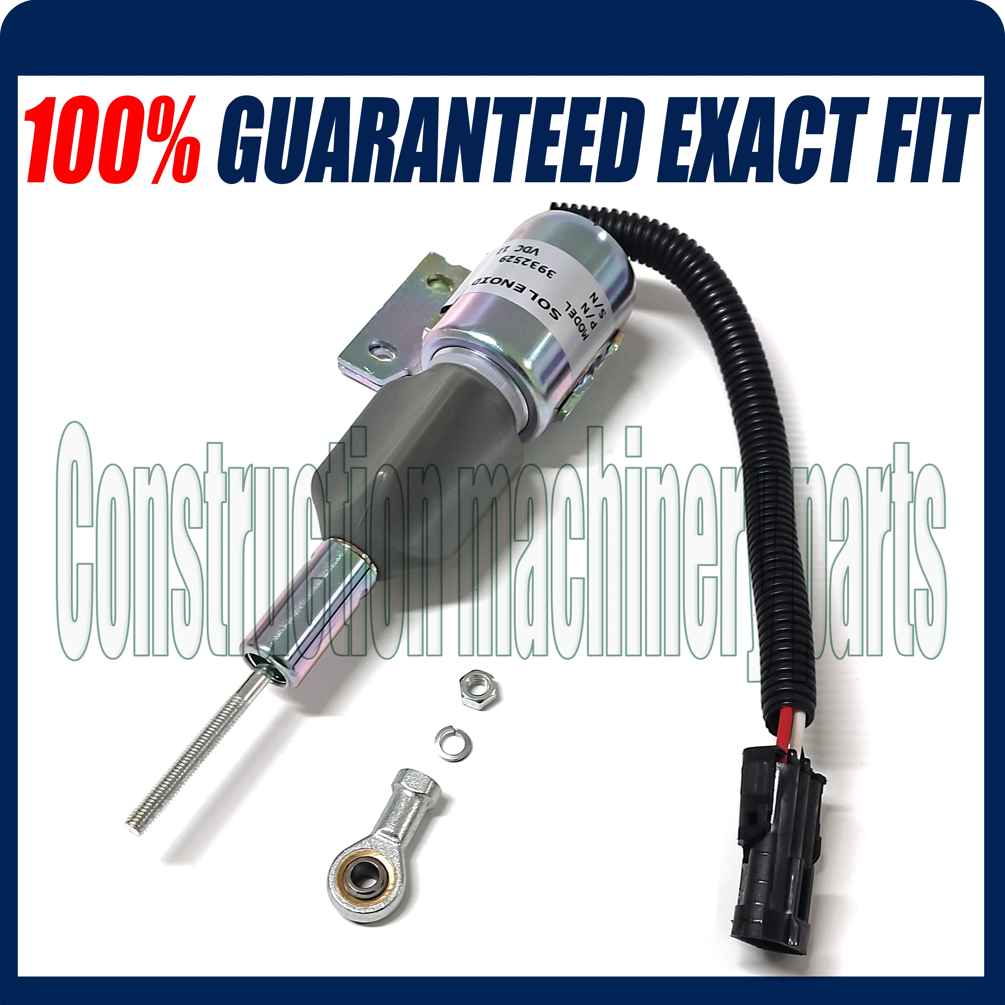 Diesel shut off solenoid shutdown 3932529 12V SA-4756-12 for Cummins 6BT 4BT engine | Generator Parts &amp Accessories