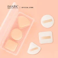 imagic 3pcset makeup sponge cosmetic puff soft professional for concealer foundation air cushion puff with storage beauty tool